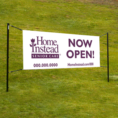 Temporary Printed Banner